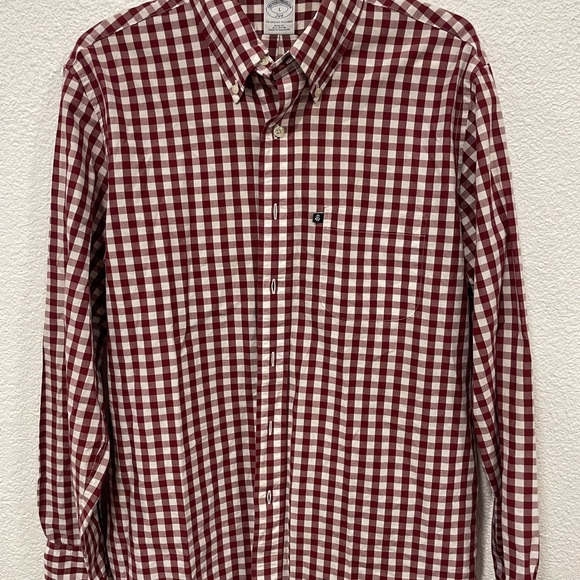 Brooks Brothers Other - Brooks Brothers 346 Checkered Slim Fit Long Sleeve Button Down - Large
